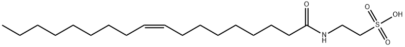 2-[(1-OXO-9Z-OCTADECENYL)AMINO]-ETHANESULFONIC ACID,52514-04-2,结构式