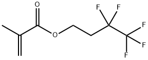 メタクリル酸3,3,4,4,4-ペンタフルオロブチル 化学構造式
