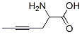 2-Amino-4-hexynoic acid Structure