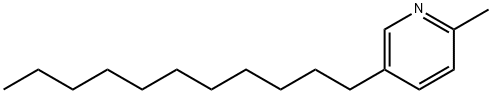 2-Methyl-5-undecylpyridine,52535-38-3,结构式