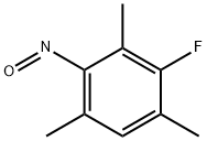Benzene,  2-fluoro-1,3,5-trimethyl-4-nitroso-,52547-96-3,结构式