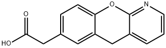 5H-chroMeno[2,3-b]pyridin-7-ylacetic acid Structure