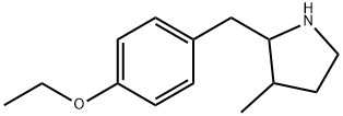 Pyrrolidine, 2-[(4-ethoxyphenyl)methyl]-3-methyl- (9CI) 结构式