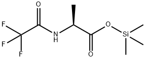 N-(Trifluoroacetyl)-L-alanine trimethylsilyl ester Structure