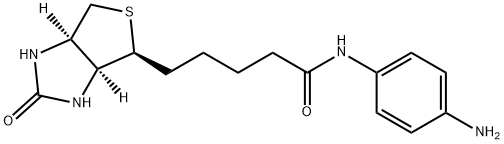 1H-Thieno[3,4-d]iMidazole-4-pentanaMide, N-(4-aMinophenyl)hexahydro-2-oxo-, (3aS,4S,6aR)- 结构式