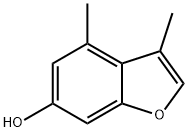 6-Benzofuranol,  3,4-dimethyl- Struktur