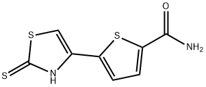 5-(2-sulfanylidene-3H-1,3-thiazol-4-yl)thiophene-2-carboxamide Structure