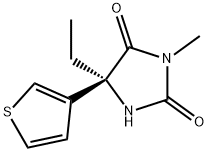 2,4-Imidazolidinedione,5-ethyl-3-methyl-5-(3-thienyl)-,(5S)-(9CI)|