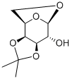 1,6-ANHYDRO-3,4-O-ISOPROPYLIDENE-BETA-D-GALACTOPYRANOSE Structure