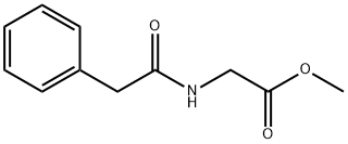 N-(2-苯基乙酰基)-甘氨酸甲酯,5259-87-0,结构式