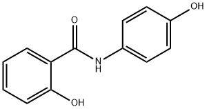 2-Hydroxy-N-(4-hydroxyphenyl)-benzamide Struktur