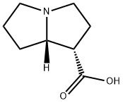 (1S,7aS)-Hexahydro-1H-pyrrolizine-1-carboxylic acid Structure