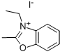 3-ETHYL-2-METHYLBENZOXAZOLIUM IODIDE Structure