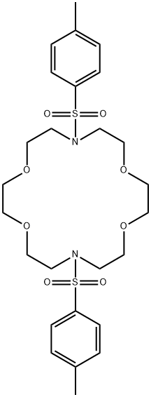 7,16-bis[(4-Methylphenyl)sulfonyl]-1,4,10,13-tetraoxa-7,16-diazacyclooctadecane Structure