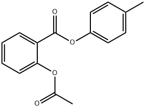 2-(Acetyloxy)benzoic Acid 4-Methylphenyl Ester, 52602-10-5, 结构式