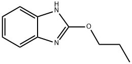 (9CI)-2-丙氧基-1H-苯并咪唑, 52602-90-1, 结构式