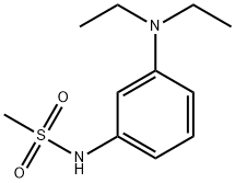 N-(3-(diethylamino)phenyl)methanesulfonamide 化学構造式