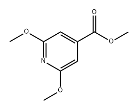 4-Pyridinecarboxylic acid, 2,6-diMethoxy-, Methyl ester Structure
