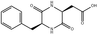 5-苄基-3，6-二氧-2-哌嗪乙酸,5262-10-2,结构式
