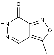 Isoxazolo[3,4-d]pyridazin-7(6H)-one, 3-methyl- (9CI) 化学構造式