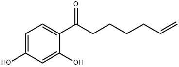 6-Hepten-1-one, 1-(2,4-dihydroxyphenyl)- (9CI) Struktur