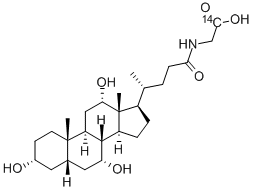 GLYCOCHOLIC ACID, [GLYCINE-1-14C] Structure