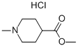 1-METHYL-4-PIPERIDINECARBOXYLIC ACID METHYL ESTER HCL Struktur