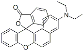 3'-Diethylaminospiro[isobenzofuran-1(3H),12'-[12H]benzo[a]xanthen]-3-one Struktur