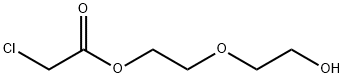2-(2-羟乙氧基)乙基氯乙酸酯,52637-01-1,结构式