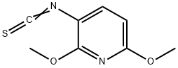 Pyridine, 3-isothiocyanato-2,6-dimethoxy- (9CI) Structure