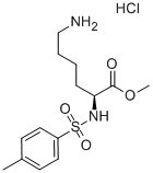 TOS-L-赖氨酸甲酯盐酸盐 结构式