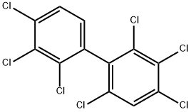 2,2',3,3',4,4',6-HEPTACHLOROBIPHENYL Struktur