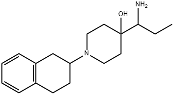 4-(1-Aminopropyl)-1-(1,2,3,4-tetrahydronaphthalen-2-yl)piperidin-4-ol|