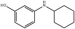 3-环己氨基苯酚,5269-05-6,结构式