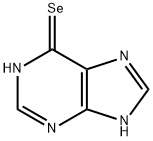 1H-プリン-6(7H)-セロン 化学構造式