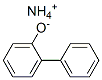 Ammonium 2-phenylphenate Structure