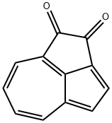 Cyclopent[cd]azulene-1,2-dione Struktur