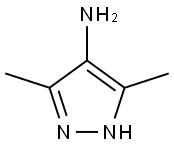 3,5-二甲基-1H-吡唑-4-胺,5272-86-6,结构式