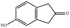 5-HYDROXY-INDAN-2-ONE 化学構造式