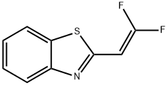 Benzothiazole, 2-(2,2-difluoroethenyl)- (9CI) 化学構造式