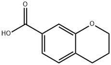 1-苯并二氢吡喃-7-甲酸 结构式