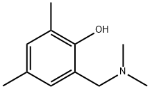 2-((二甲氨基)甲基)-4,6-二甲基苯酚 结构式