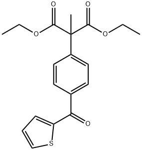 diethyl methyl[4-(2-thienylcarbonyl)phenyl]malonate,52779-57-4,结构式