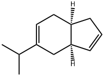 1H-Indene,3a,4,7,7a-tetrahydro-5-(1-methylethyl)-,cis-(9CI) 化学構造式