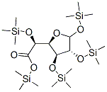 1-O,2-O,3-O,5-O-テトラキス(トリメチルシリル)-D-グルコフラヌロン酸トリメチルシリル 化学構造式