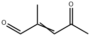 2-Pentenal, 2-methyl-4-oxo- (9CI) Struktur