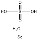 水合硫酸钪,52788-54-2,结构式