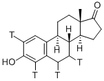 ESTRONE-[2,4,6,7-3H(N)] Struktur