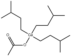 acetic acid, tris(3-methylbutyl)germanium 结构式