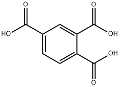 1,2,4-бензолтрикарбоновая кислота структура